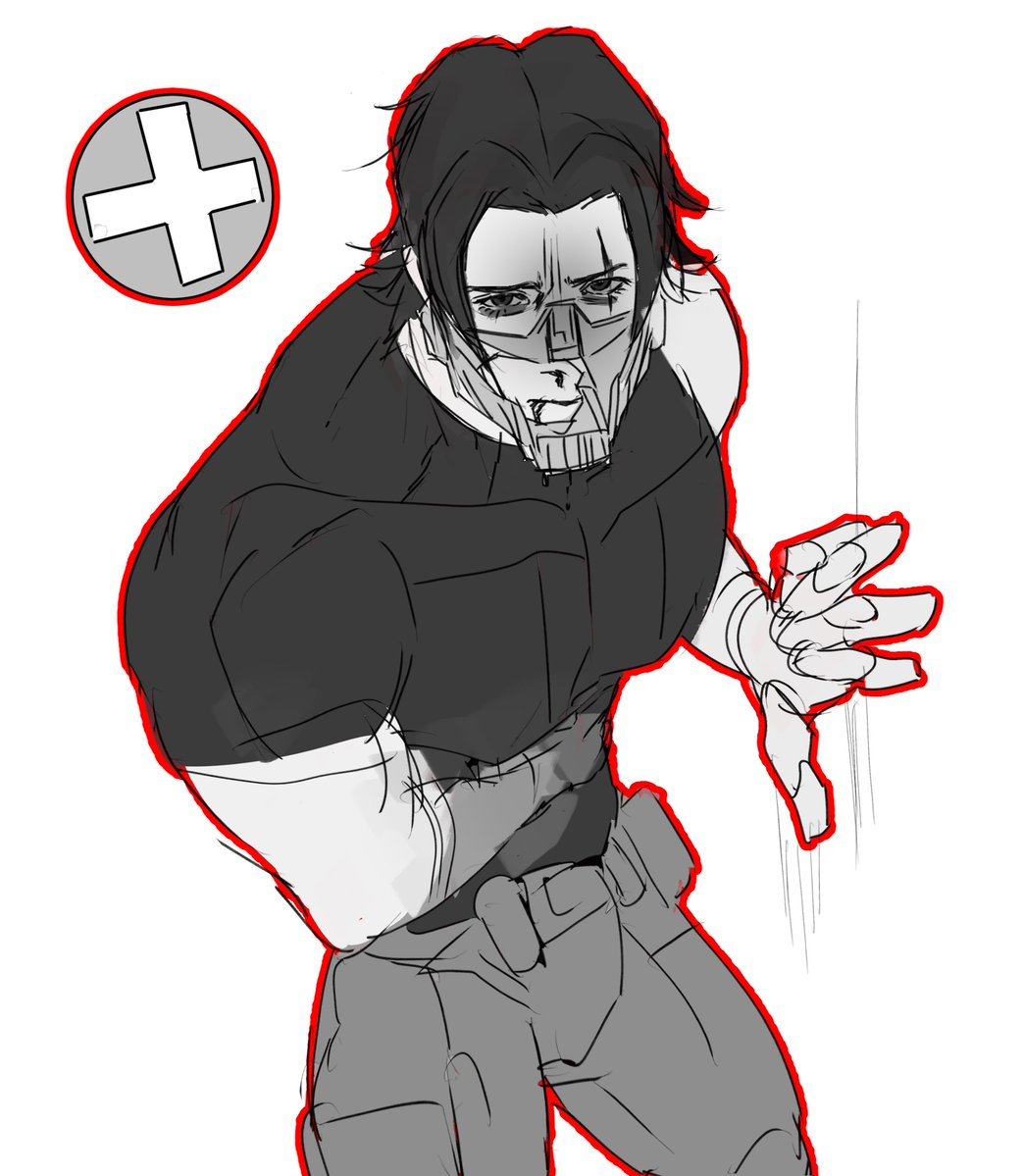 R2_heimer's tweet image. When playing Bucky and asking your teammates for healing