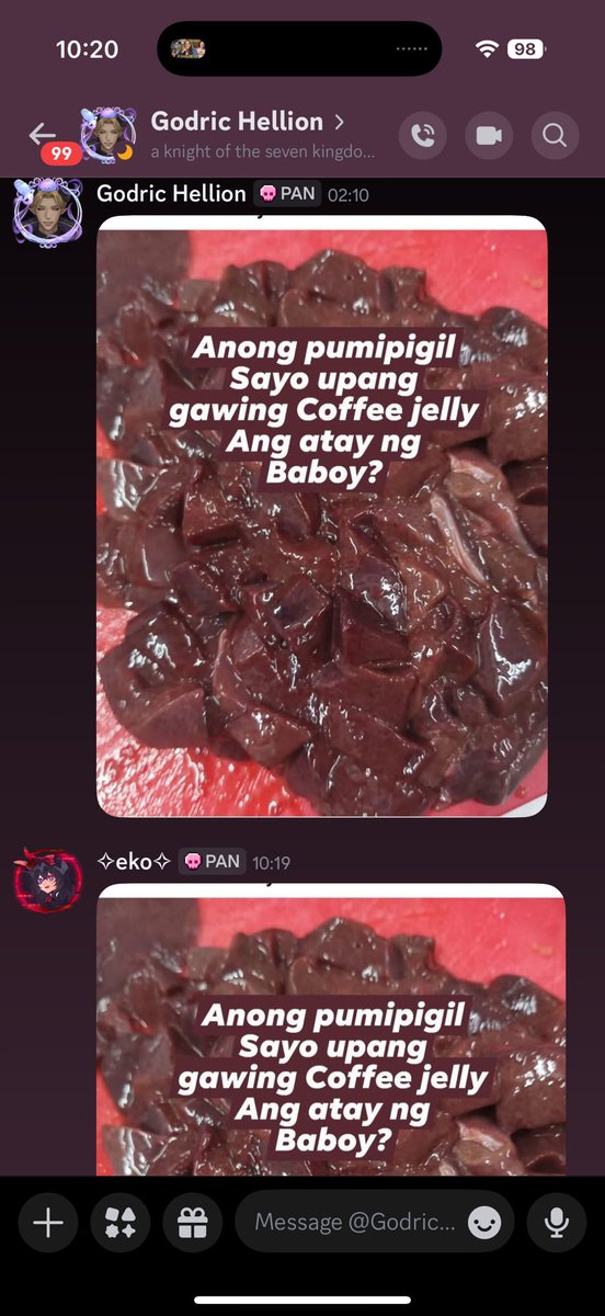 When me and <a href="/GodricHellion/">Godric Hellion 🙇🏽‍♂️🍆</a>  same braincell but diff timezone