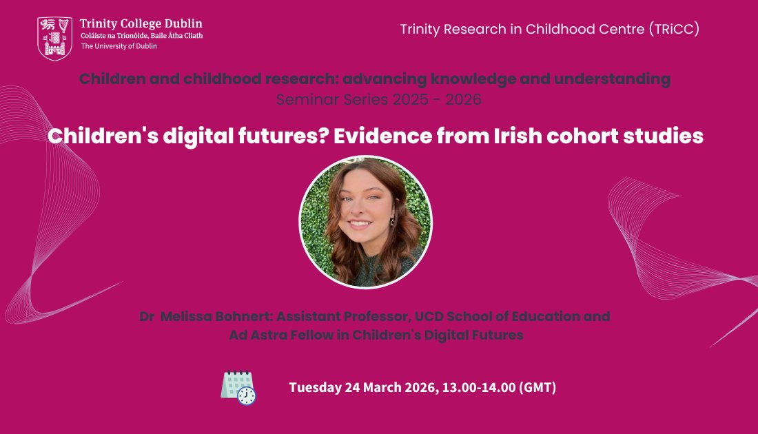 Trinity Research in Childhood Centre (TRiCC) tweet media