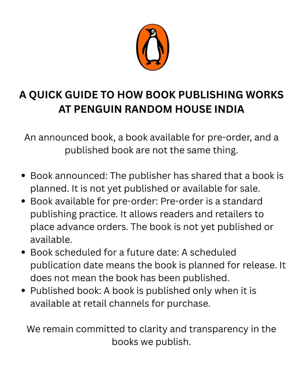 Statement from the Publisher.