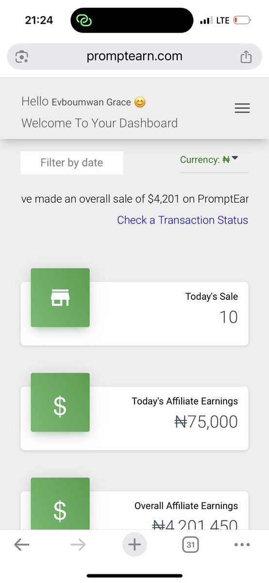digitalgracy's tweet photo. If anyone had told me that I will make 200k in just 2 days I wouldn’t have believed 😌, but it happened 🙈

Making people’s monthly salary in 2 days it can only be God and a touch of digital marketing 🫠
Super grateful for @promptearn https://t.co/9qXyFGRBHn