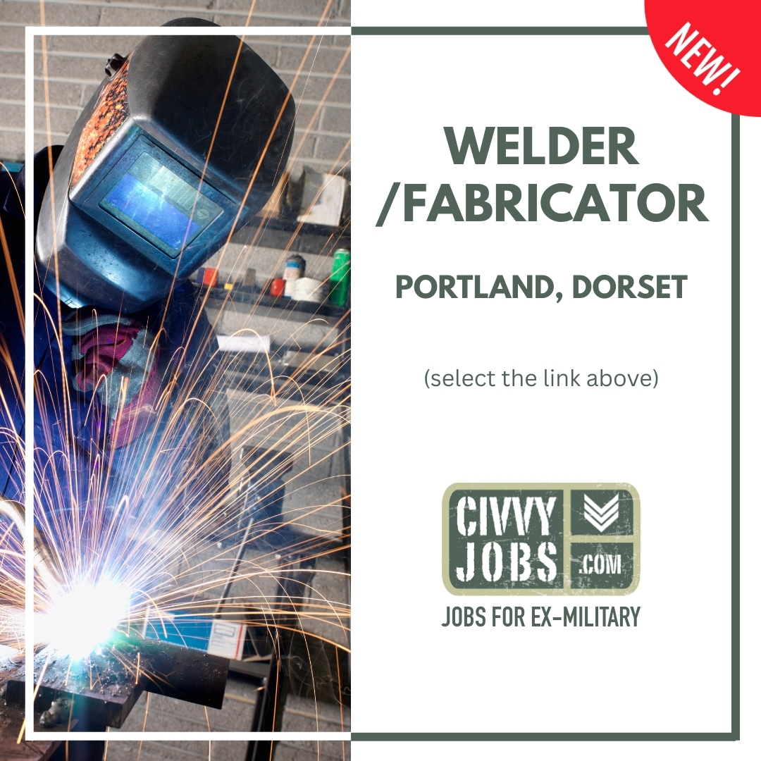 Join one of the UK’s leading marine engineering companies working on steel and aluminium projects.  For all the details &amp; to apply, visit:
👉 civvyjobs.com/jobs/welder-fa…
#exmilitary #jobs #civvyjobs #welder