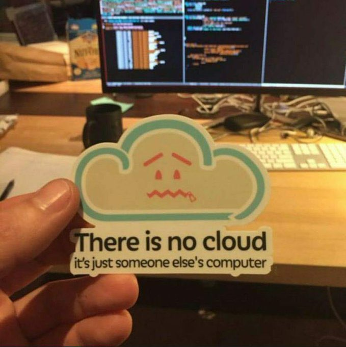 WireMin's tweet photo. There is no cloud https://t.co/vUontDUkd1