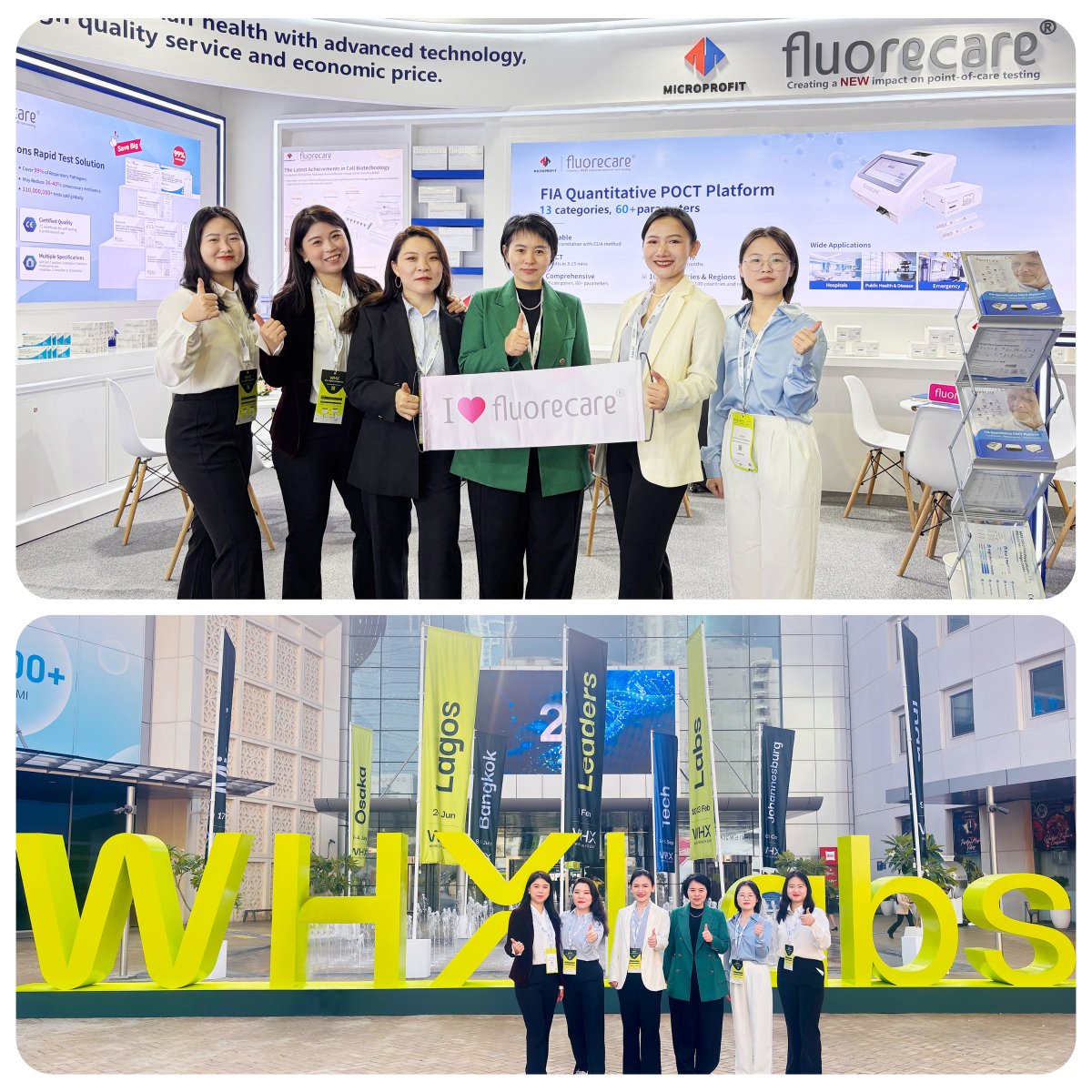 WHX Labs Dubai 2026 is underway! 🔥
Meet #MicroprofitBiotech at BOOTH H3.A39 to explore our rapid testing solutions and FIA quantitative POCT platform.
#WHXLabs2026 #Dubai #MedlabMiddleEast #MicroprofitBiotech #fluorecare #IVD #POCT #FIATesting #Diagnostics