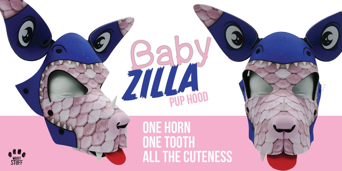 wruffstuff's tweet image. Babyzilla pup hood
wruffstuff.com/puphoods/babyz…
#puphood #pupplaygear #pupplay #humanpuppies #humanpups