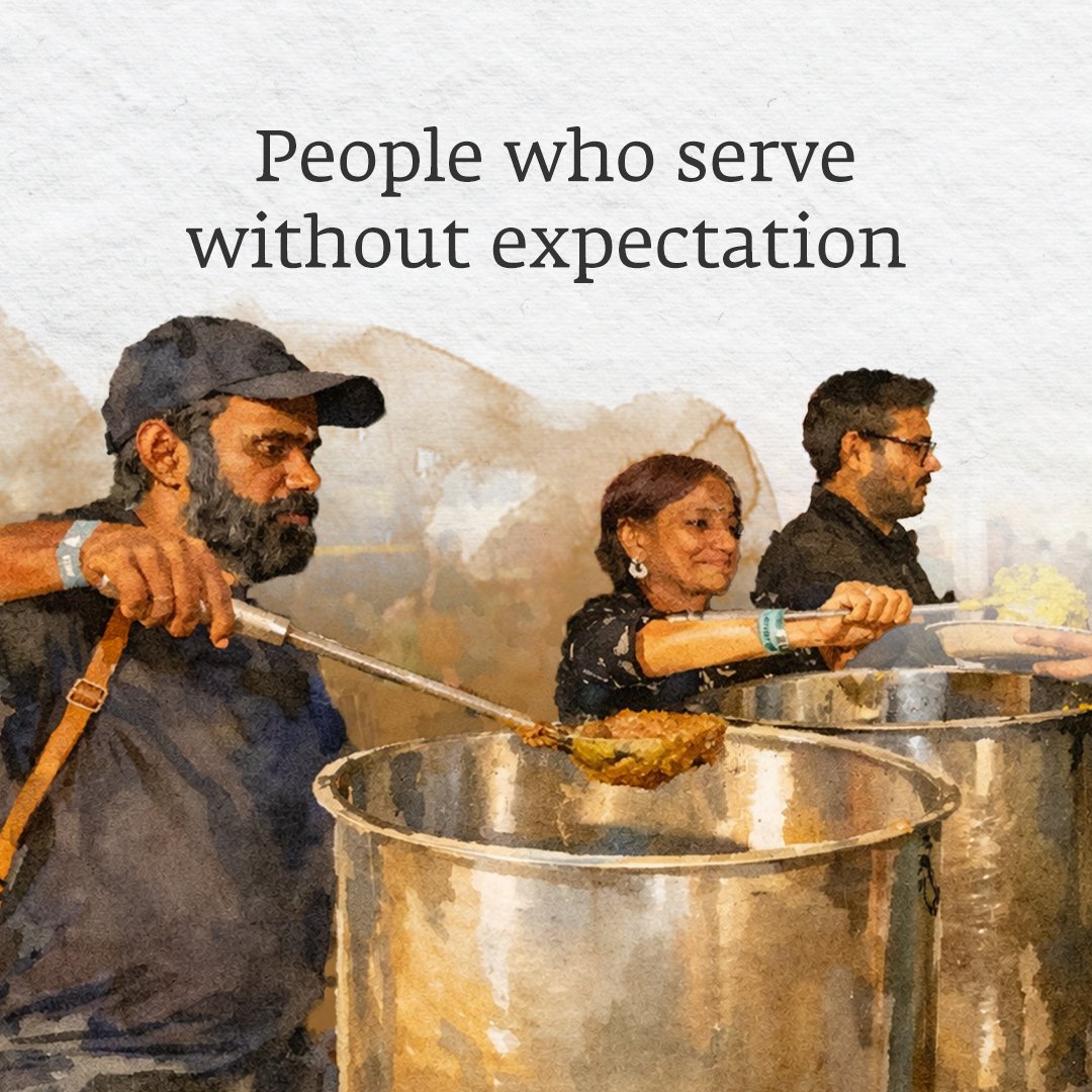 ishafoundation's tweet photo. This Maha Shivratri, exercise your privilege to be a mother to the world by contributing towards Maha Annadanam, the sacred offering of food, and other Maha Shivratri activities!

Donate Now: https://t.co/TIQ3CKRej4

#MSR2026Mahannadanam #IshaMahashivratri2026 #Mahashivratri2026 https://t.co/t7CTMYTXWU