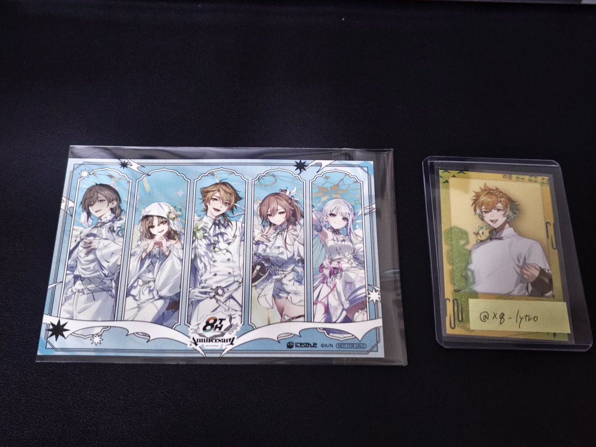 xq_lytro's tweet photo. 【交換】
にじさんじ 8周年 8th Anniversary
OS特典 クリアカード
アニメイト特典 ポストカード

譲:画像
求:同種 IDカードの方、⚡

郵送or大阪手渡し https://t.co/EN1IRbP3AD