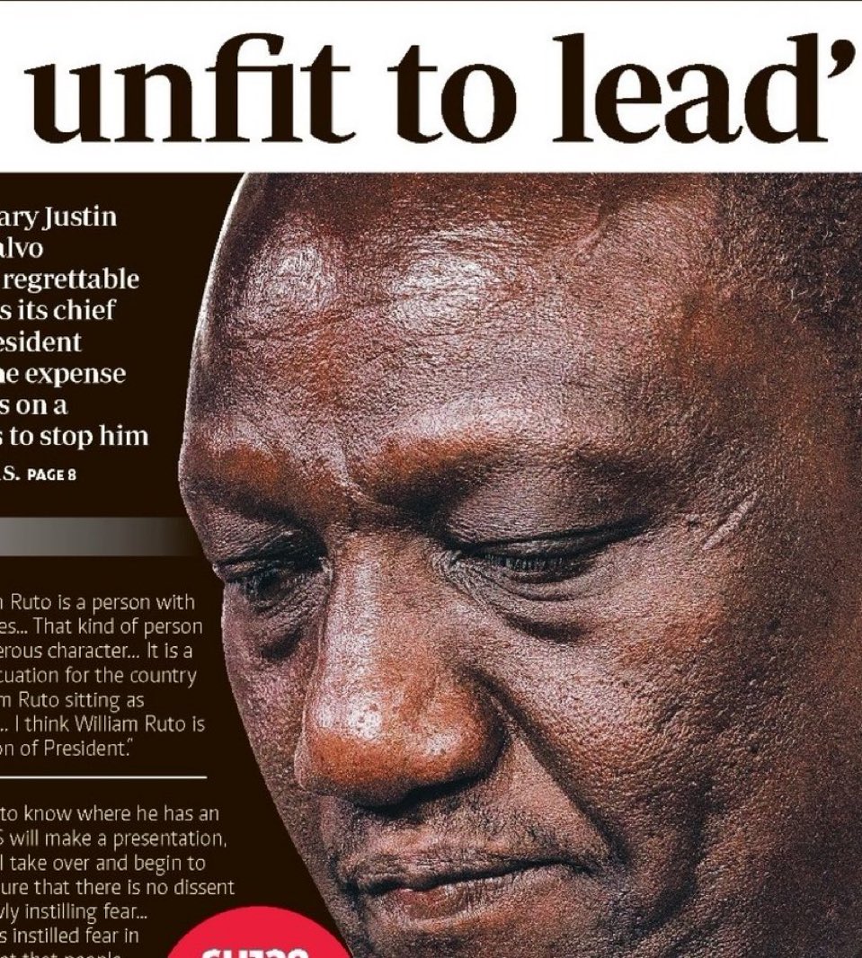 Algorithm ikikuletea hii just retweet and spread the gospel,  #RutoMustGo by all means possible. 
Na ikiwezekana #RutoMustGoNow