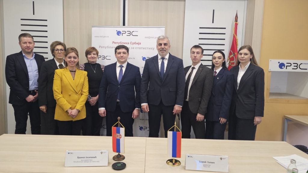 #RZS je, 4. i 5. februara, bio domaćin zvaničnoj delegaciji Rosstat-a. Cilj posete bio je jačanja institucionalne saradnje i razmene iskustava u oblasti modernizacije i digitalne transformacije zvanične statistike.
stat.gov.rs/sr-Cyrl/vesti/…
#RZS #StatistikaRS