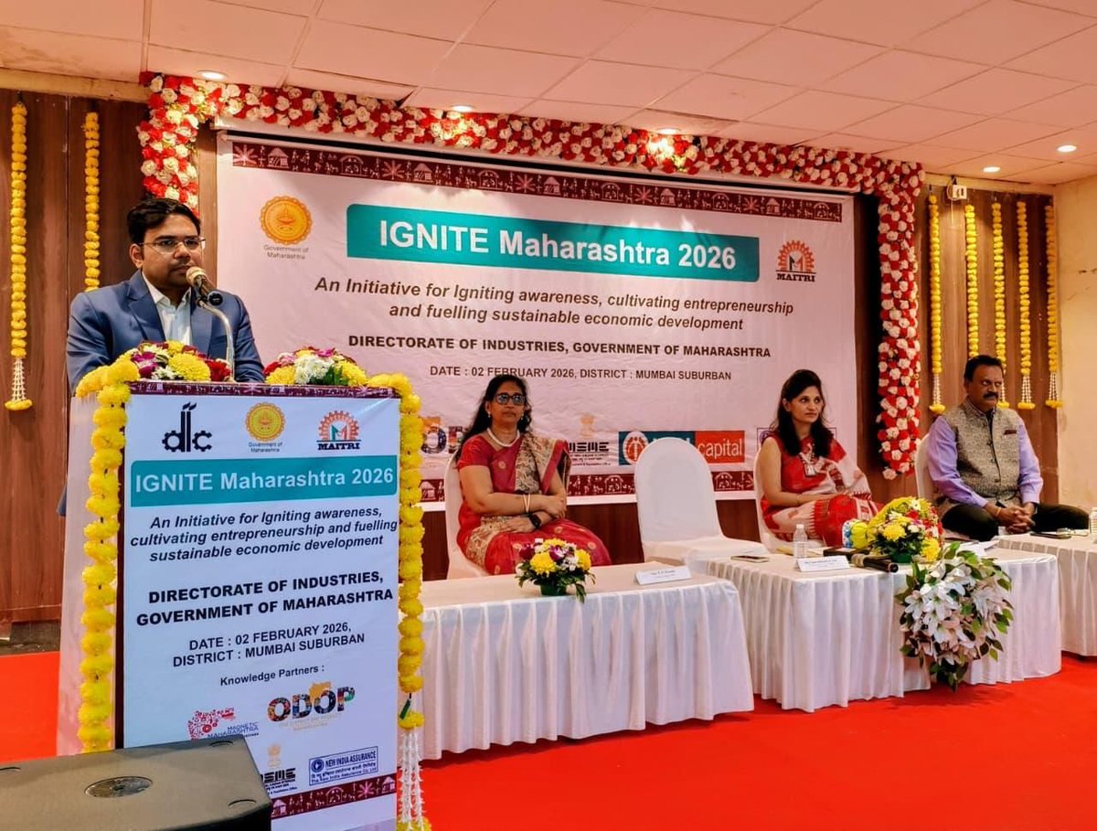 Maharashtra Exports and ODOP tweet media