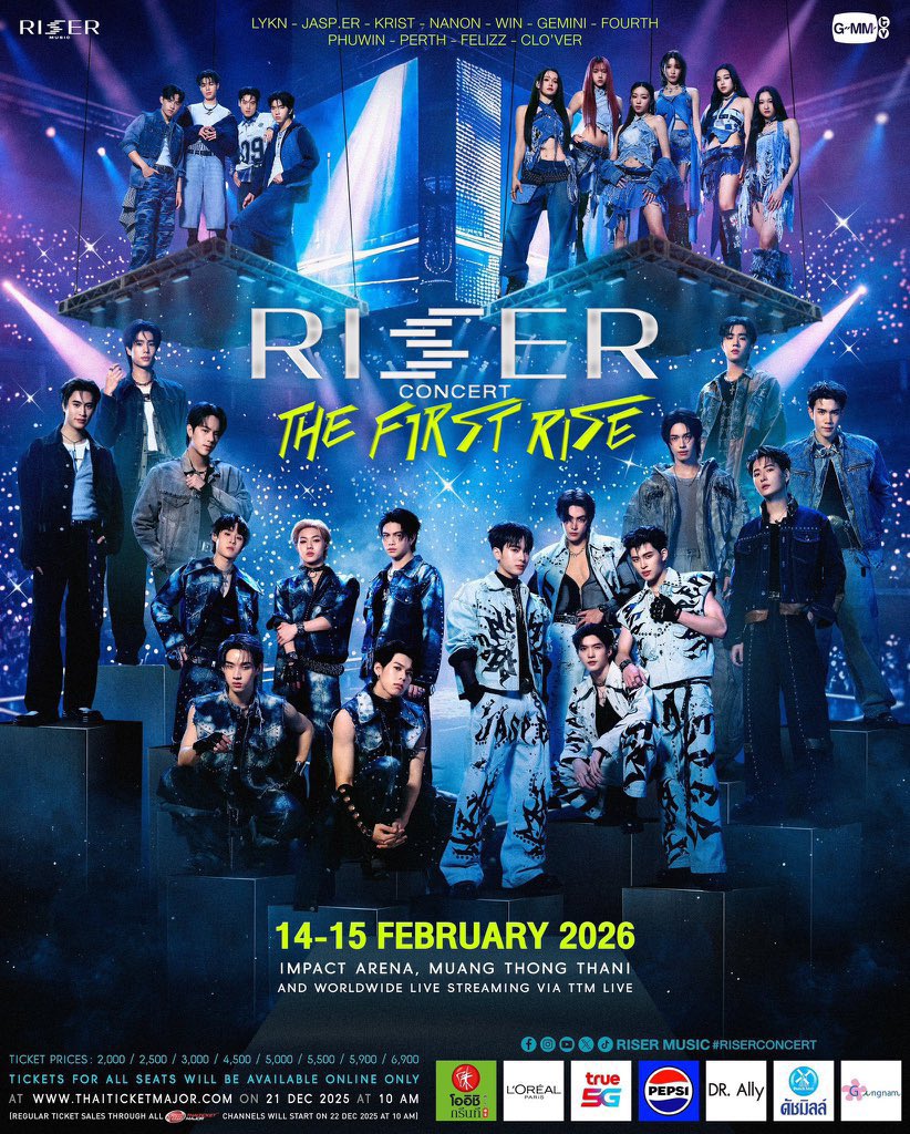 💟 เปิดหาร #RISERCONCERT live streaming 

13-14-15 feb
รับชมสดจอละ 119
รับ 3 วัน ลดเหลือจอละ 100

ยังเหลืออยู่น้าค้าบ ใกล้วันคอนแล้วน้าา 💯💯

🆓 e-photo
ดูแลตลอดการรับชม
สอบถามเพิ่มเติมได้ใน dm หรือ แอด lin.ee/GPLPAR1 มาได้เลยค้าบ

#RISERCONCERT #ตลาดนัดGMMTV