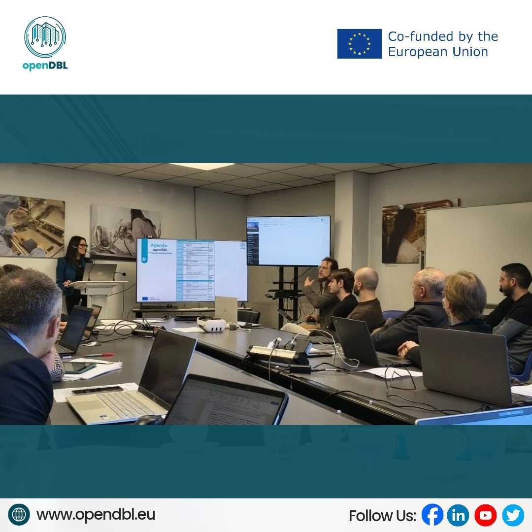 opendbl's tweet photo. @opendbl Final Review Meeting Concludes Successfully🎉
 
On 4 February in Brussels, at the ENEA Liaison Office headquarters, openDBL held its final review meeting with consortium partners,@EU_HaDEA  representatives, and external evaluators. https://t.co/lDiGcqUWCh