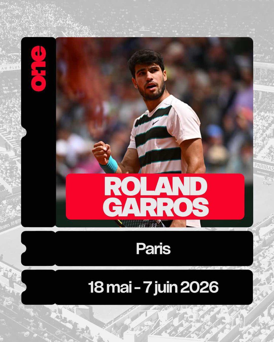 Luminust5's tweet photo. 🎾BILLETS DISPONIBLE – ROLAND-GARROS 2026
Billets disponibles pour différentes dates et catégories.
✔�� Billets officiels
✔️ Transaction fiable
📩 Contact en message privé

#ReventeBillets #RolandGarros2026 #BilletsOfficiels #TennisParis https://t.co/tgJdO43Pim