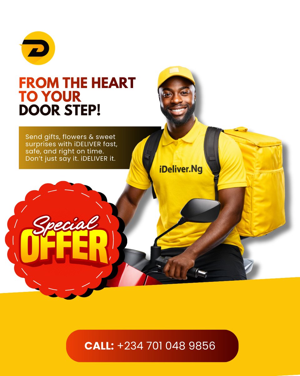 ideliverfast's tweet photo. This Valentine, don’t stress delivery.
Gifts, flowers &amp; sweet surprises delivered fast with iDELIVER 💛🚚
📞 Call now!

#ideliverapp #ReliableDispatch #valentinesday #Valentines #FastDelivery #ideliverapp #uyovendorshub https://t.co/btxUMiEKUE