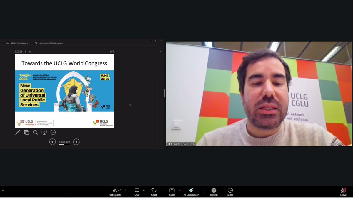 United Cities and Local Governments | MEWA Section tweet media