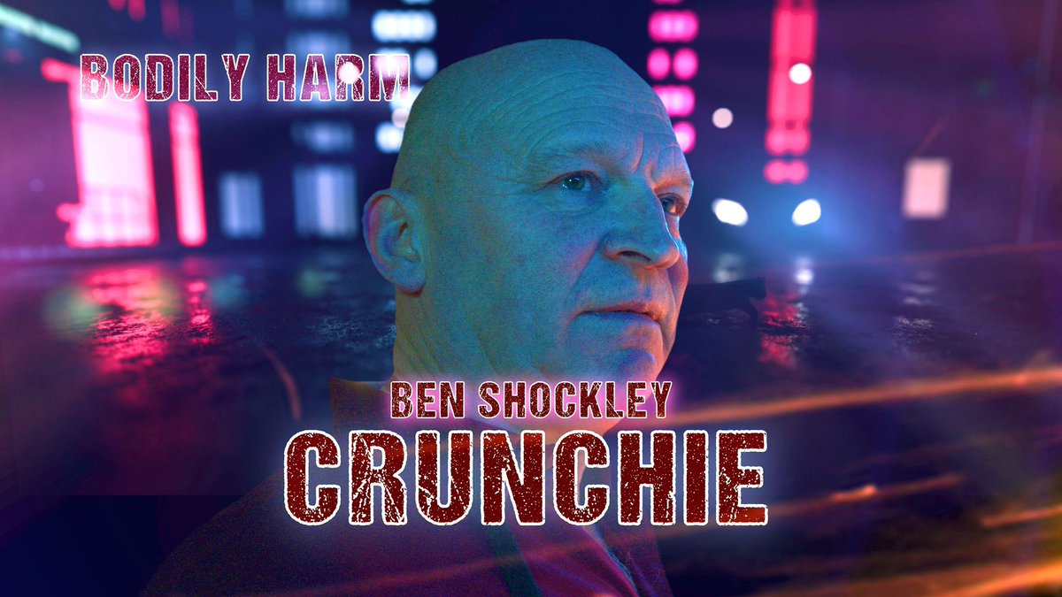 Me as CRUNCHIE (aka Ole’ Bullet Bonce) in BODILY HARM. Coming Soon!