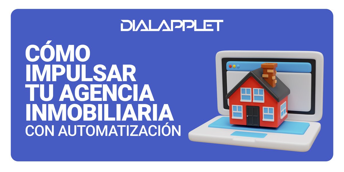 🏘️ ¿Tu inmobiliaria sigue respondiendo leads a mano?

La #Automatización ya no es opcional:
✅ +42 % en conversión
✅ Tiempo de respuesta < 5 min
✅ Menos tareas repetitivas
✅ Cliente mejor atendido

Solicita una demo: dialapplet.com/solicita-demo/
Más info: dialapplet.com/impulsa-tu-inm…