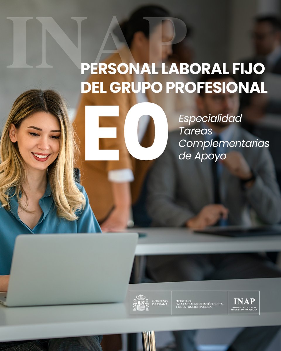 📢 Publicada la Resolución por la que se aprueba la relación provisional de personas admitidas y excluidas (OEP 2022)
🔹Personal laboral fijo del grupo profesional E0, especialidad Tareas Complementarias de Apoyo (IV Convenio colectivo único #AGE)
▶️+Info: acortar.link/eZPwkM