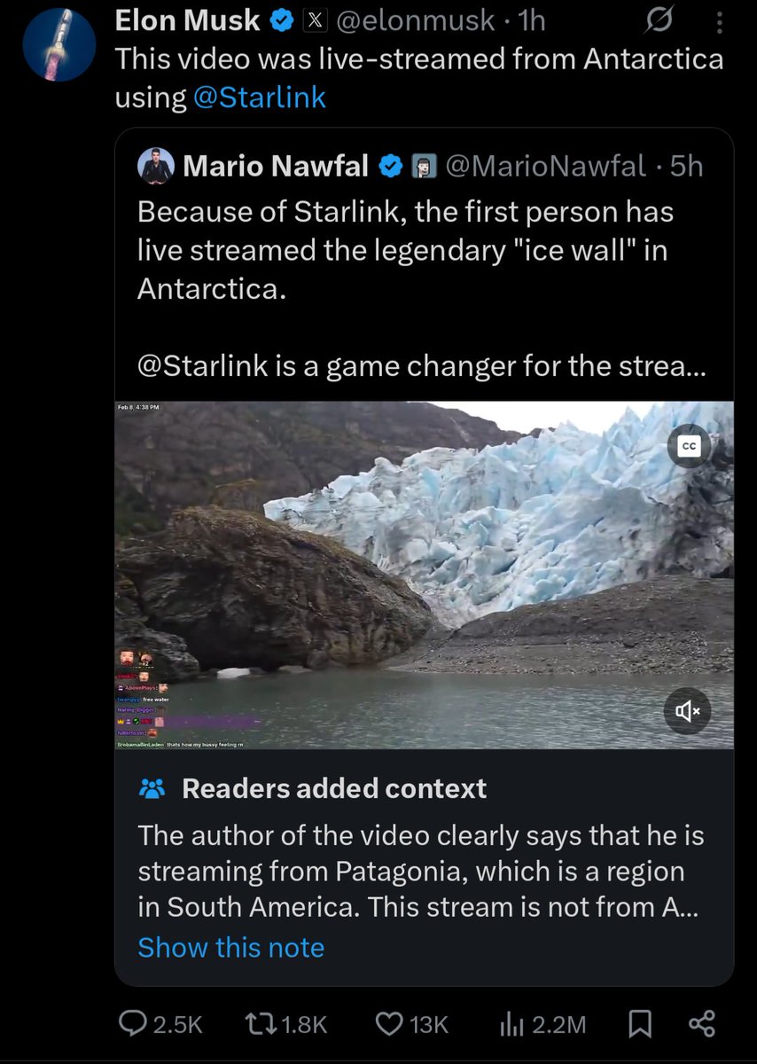 GreatEarther's tweet photo. @elonmusk @Starlink FYI https://t.co/20ZVWxWhnP