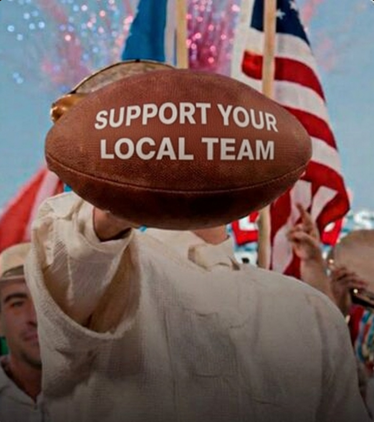 Un lema:
#SupportYourLocalteam