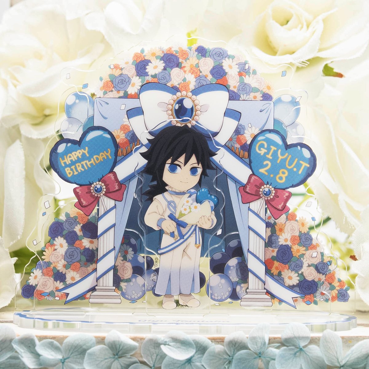 ufotable's tweet image. 【ufotable WEBSHOP】
「鬼滅の刃」冨岡義勇誕生祭2026 イベント グッズ

「 ジオラマアクリルスタンド」をご紹介。

アクリルパーツを台座に差し込むと描き下ろしイラストが立体的に再現できるオリジナルのアクリルスタンドです。
冨岡義勇の誕生祭を一緒にお祝いしてみてください。
#鬼滅の刃…