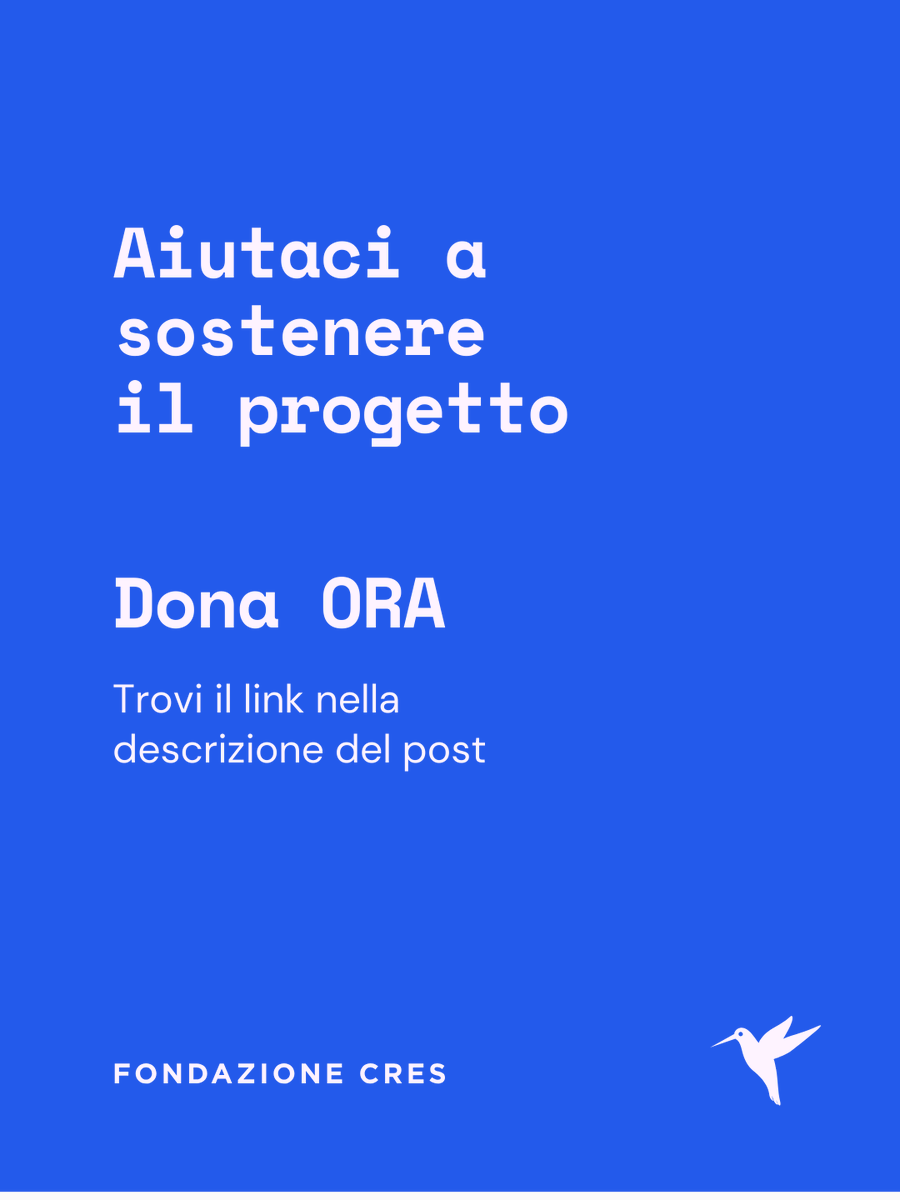🎮 👤 Un ausilio fondamentale per 𝐃𝐀𝐑𝐄 𝐕𝐎𝐂𝐄 𝐀 𝐂𝐇𝐈 𝐯𝐨𝐜𝐞 𝐍𝐎𝐍 𝐇𝐀.
Sostieni la Fondazione CRES nell’acquisto di 𝐓𝐚𝐛𝐥𝐞𝐭 𝐒𝐩𝐞𝐜𝐢𝐚𝐥𝐢 per persone afasiche. 
🫶 Aiutaci a sostenere il progetto, 𝐝𝐨𝐧𝐚 𝐎𝐑𝐀 al link di seguito:
donorbox.org/fondazione-col…