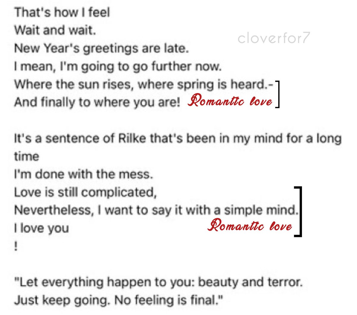 cloverfor7's tweet image. Y’ALL HE SLIPPED A WHOLE LOVE CONCEPT INTO HIS LETTER!! JOON I FUCKIN LOVE YOUR KIWI HEAD SO MUCH😭