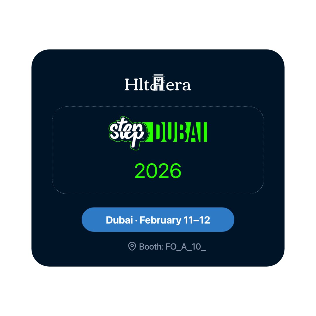 hlthera's tweet photo. ✨ Hlthera is heading to STEP Dubai 2026.

Proud to participate under @mbrifund, sharing how we’re reimagining healthcare through technology, empathy, and community.

🗓 Feb 11–12, 2026 | 📍 Dubai | Booth FO_A_10_
#Hlthera #STEPDubai #MBRIF #DigitalHealth #HealthTech https://t.co/gHrgcIFyK6