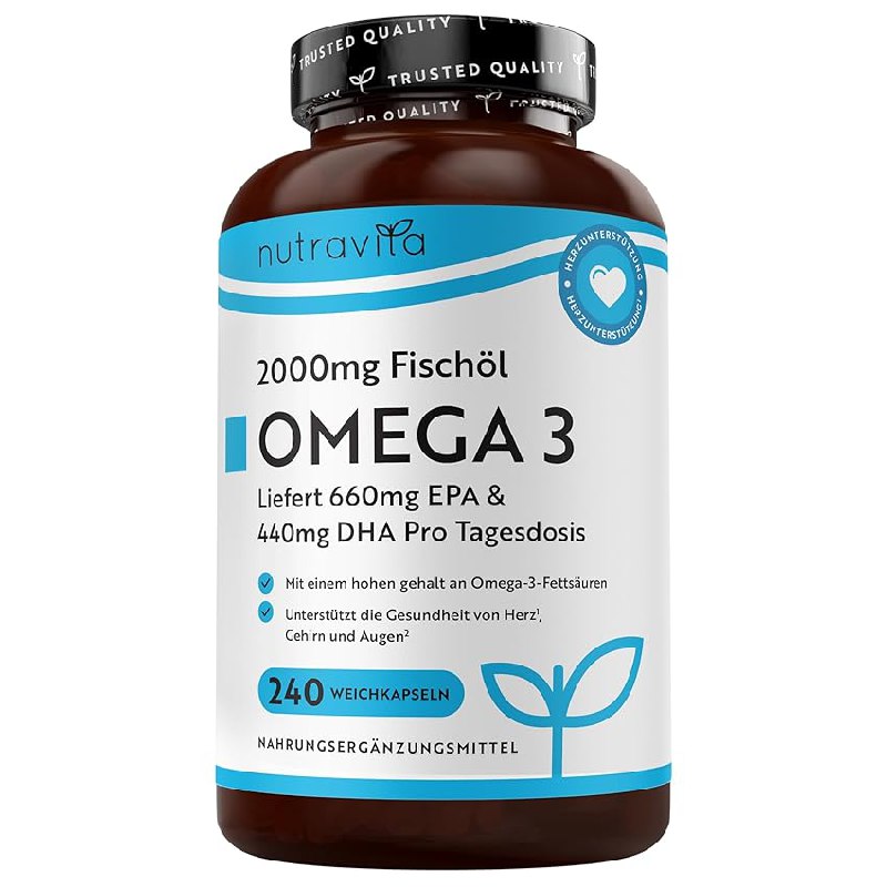 ❌ PREISFEHLER ❌

👀 Nutravita Omega 3 Kapseln Hochdosiert 2000mg Fischöl Kapseln mit 660mg EPA un 440mg

💰 Nur 17,59€ statt 29,99€ (-41%)

🔎 amazon.de/dp/B01K28121U/…