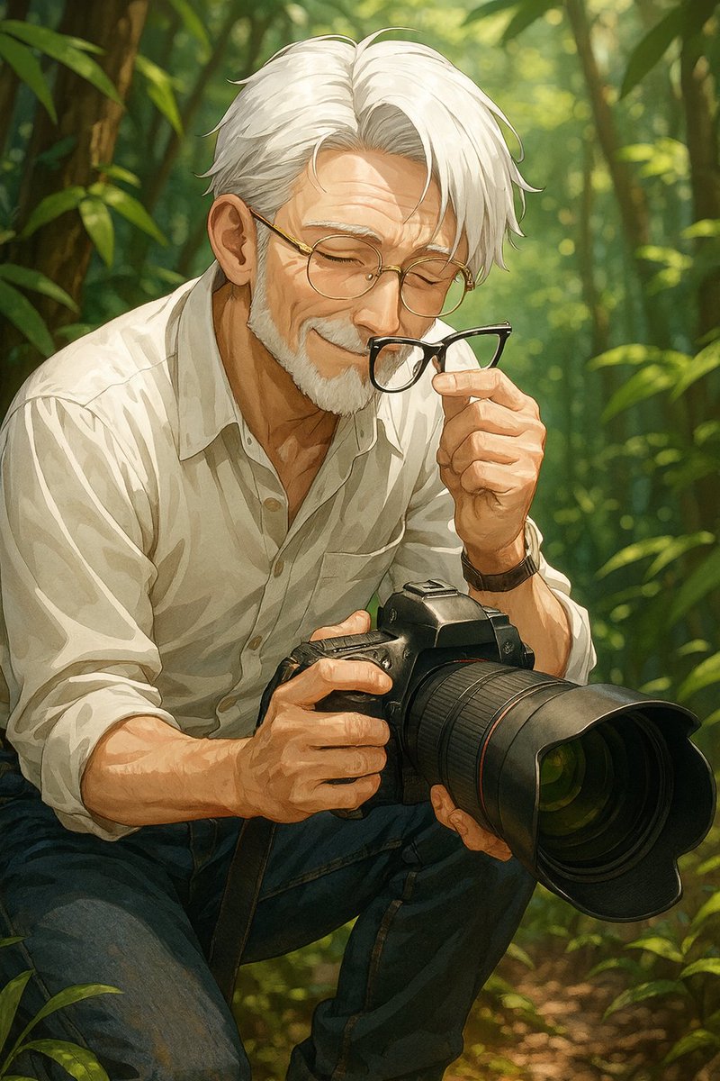 👴 「これは…あの素敵な眼鏡っ娘の…」 密林に住むレアな眼鏡っ娘の眼鏡