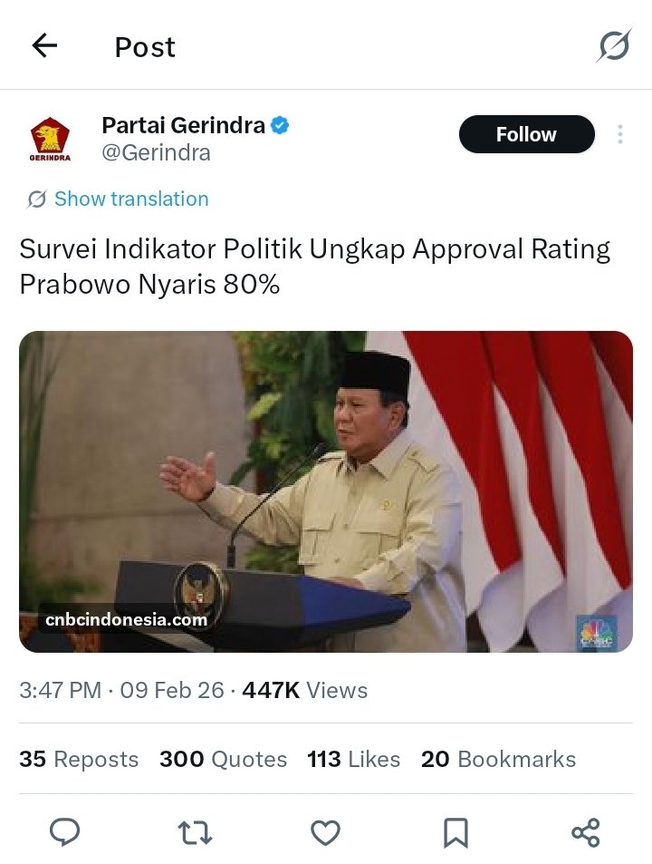 Hari - hari ini ;
tukang survei naik derajat.

Dari tukang bohong, sekarang jadi ;

"NABI ELEKTORAL".

Bukan krn metodologinya sudah sakramen tobat, tapi krn hasilnya taat.

Hari - hari ini ;
angka - angka statistik adalah do'a yg menembus Sidratul Muntaha, &amp; survei adalah