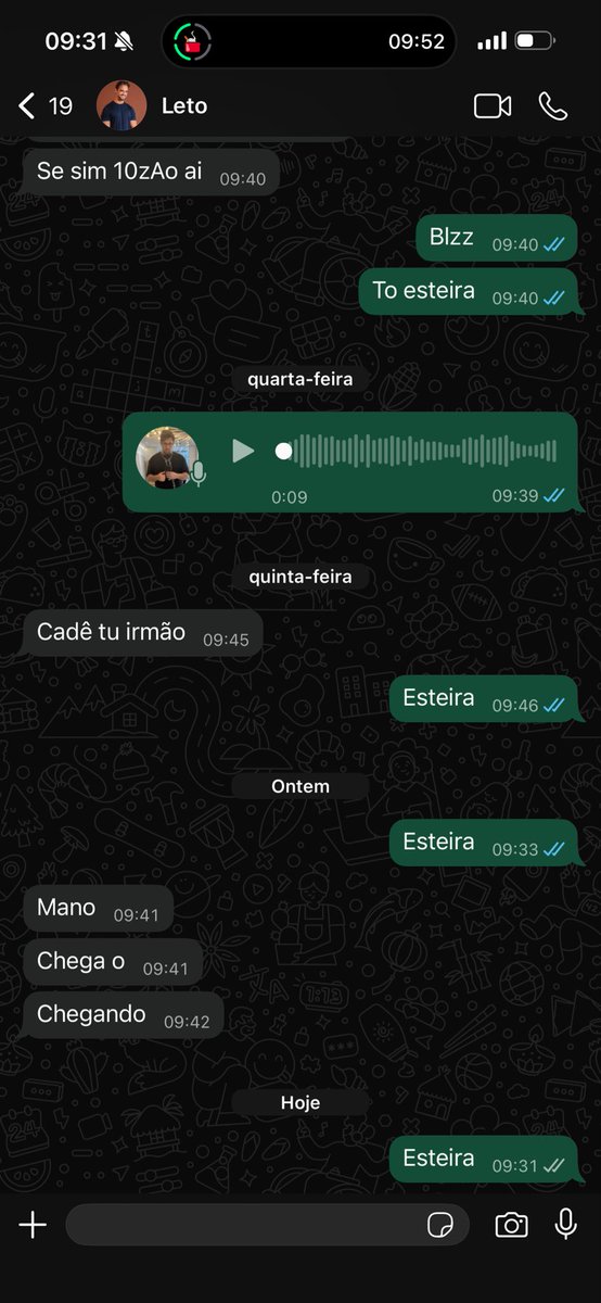TeySheeran's tweet photo. Sobre conversas monossilábicas

Esteira. https://t.co/CPU0oBOnKv
