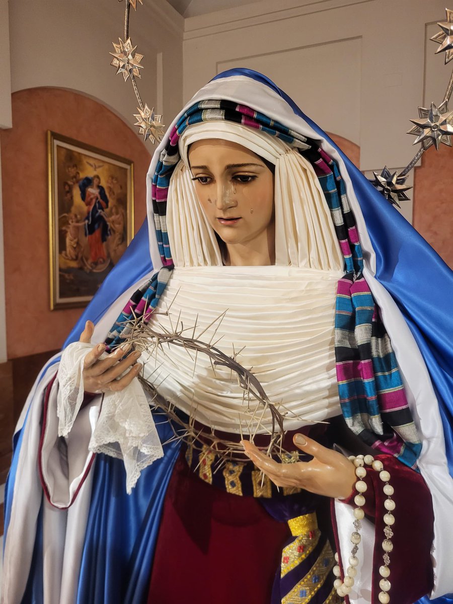 💜 La Reina de San José ya viste al estilo hebreo en las puertas de una nueva #Cuaresma.

Nos preparamos junto a María en su Mayor Dolor para recibir este tiempo penitencial que nos llevará hasta una nueva Semana Santa.

#ADiosATravésDelPerdón