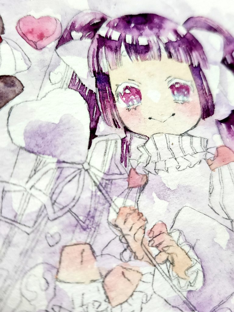 バレンタイン💖
（間に合え～！）

髪色はMAIRTINIの分離色です🎨