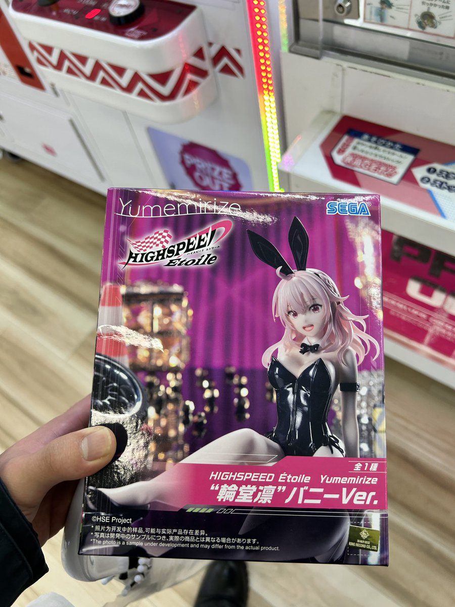 誰か存じ上げないが楽しそうなクレーンゲーム？でGET