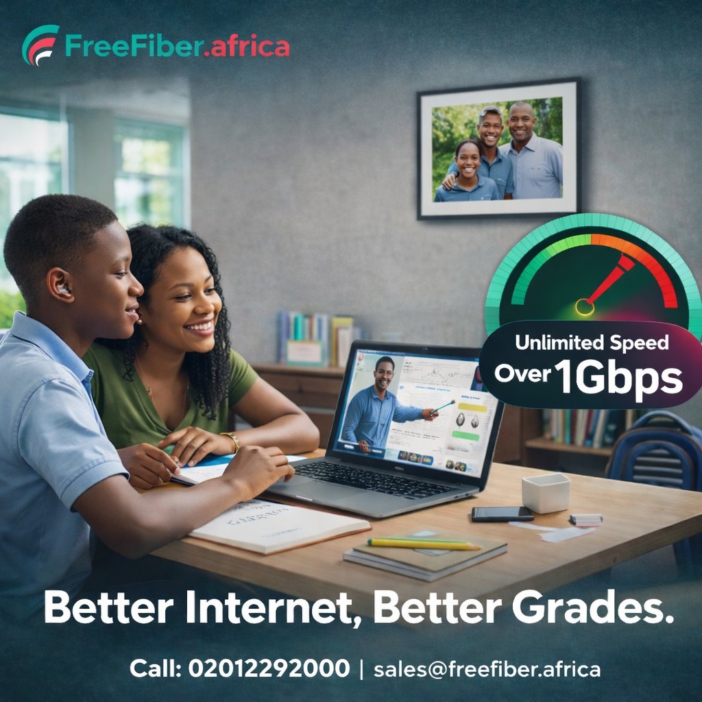 tizeti's tweet photo. Online classes shouldn’t lag. No frozen screens or missed lessons. FreeFiber Unlimited Speed keeps lessons clear from home—online school, tutorials, WAEC &amp; JAMB prep.

📞02012292000
#FreeFiber #OnlineLearning #BetterInternetBetterGrades #UnlimitedSpeed https://t.co/69kUWfxsi6