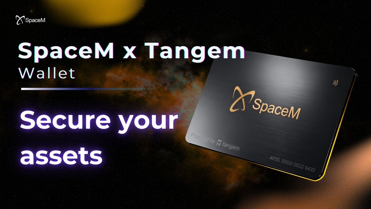 SpaceMworld's tweet image. What is the first step when starting in the SpaceM ecosystem?

✅ Getting your SpaceM x @Tangem  wallet

The simples and most secure way to store your CORE NFTs, $SPCM &amp;amp; $USDC.