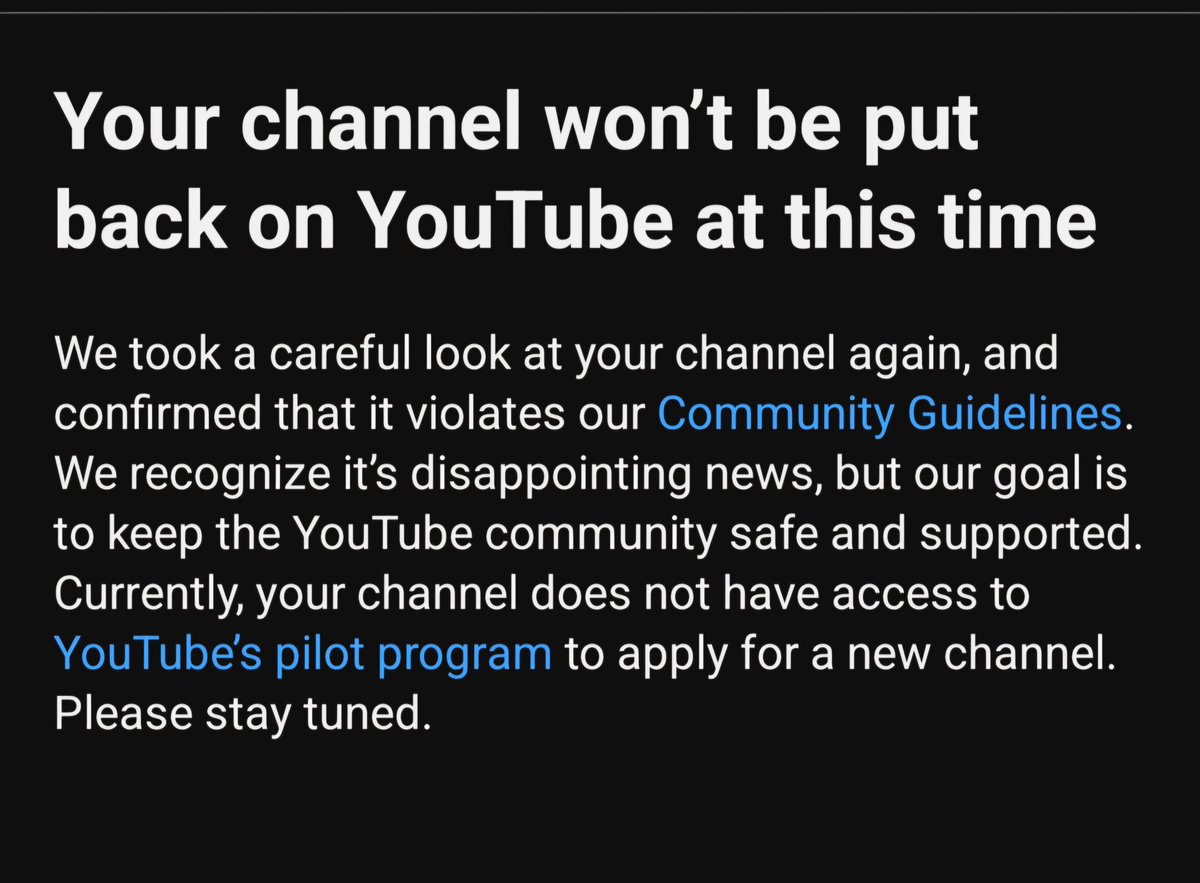 Vikuz007's tweet photo. @TeamYouTube My channel was removed and my appeal was rejected, but I believe there may have been a mistake in the review process. I never uploaded content violating Sex &amp; Nudity policies. Please help with a human re-review.
Channel URL: https://t.co/JNDvSGzJez� https://t.co/puP55jVmcx