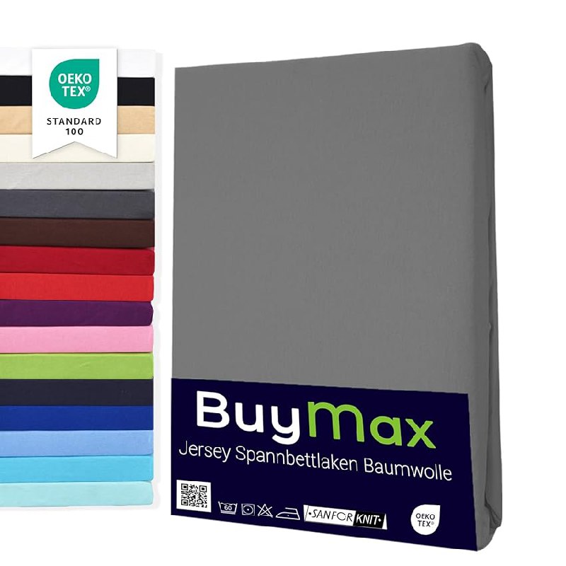 📍 Buymax® Spannbettlaken 140x200cm Baumwolle 100% Spannbetttuch Bettlaken Jersey

💰 Nur 10,34€ statt 15,90€ (-35%)

🔎 amazon.de/dp/B09886CTWD/…
