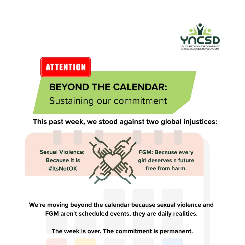 Youth Network for Community and Sustainable Devpt. tweet media