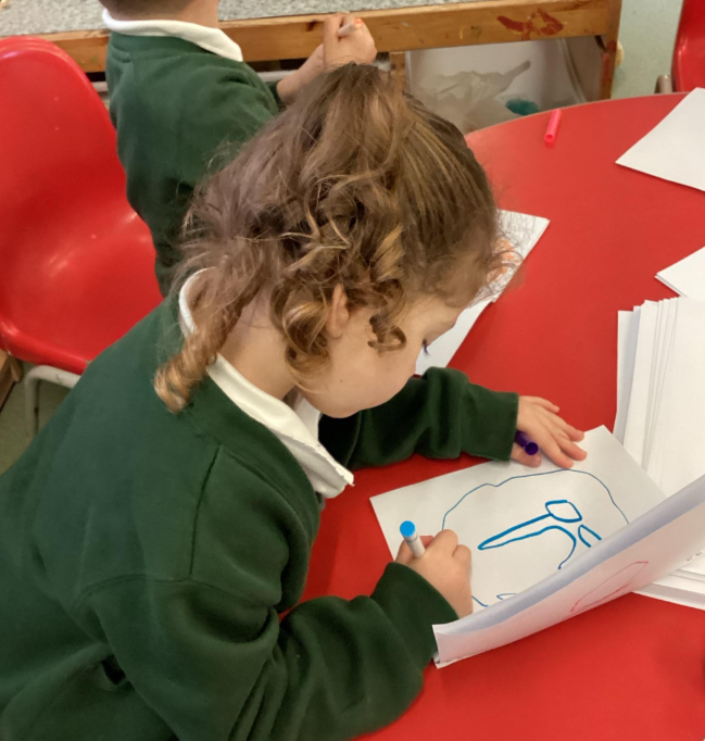 ForestersPS's tweet photo. Cherry Class turned into little authors & astronauts this week! We designed our own books (front cover, back cover & pages) + built cool rockets from shapes + played with magnetic phonemes for extra phonics fun! #CherryClass #BookMaking #ShapeRockets #Nursery https://t.co/DmB6XRLwez
