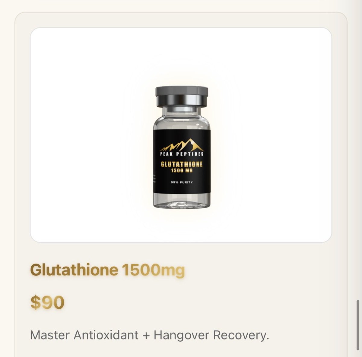 alexaaronlab's tweet photo. Imagine not pinning 500mg of glutathione after a night out 😂🤝🫵🏻 https://t.co/UEHMf7ltgo