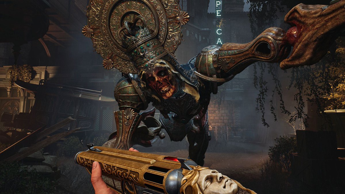 lovelyindies's tweet photo. Crisol: Theater of Idols - @VermilaStudios 
Hoy disponible en PC | PS5 | XBXS

Ambientada en una versión aterradora de España. En la piel de Gabriel, un soldado que puede usar su sangre como arma mortal, te embarcarás en un viaje para cumplir una misión divina del dios sol. https://t.co/G7vfvlpGIN