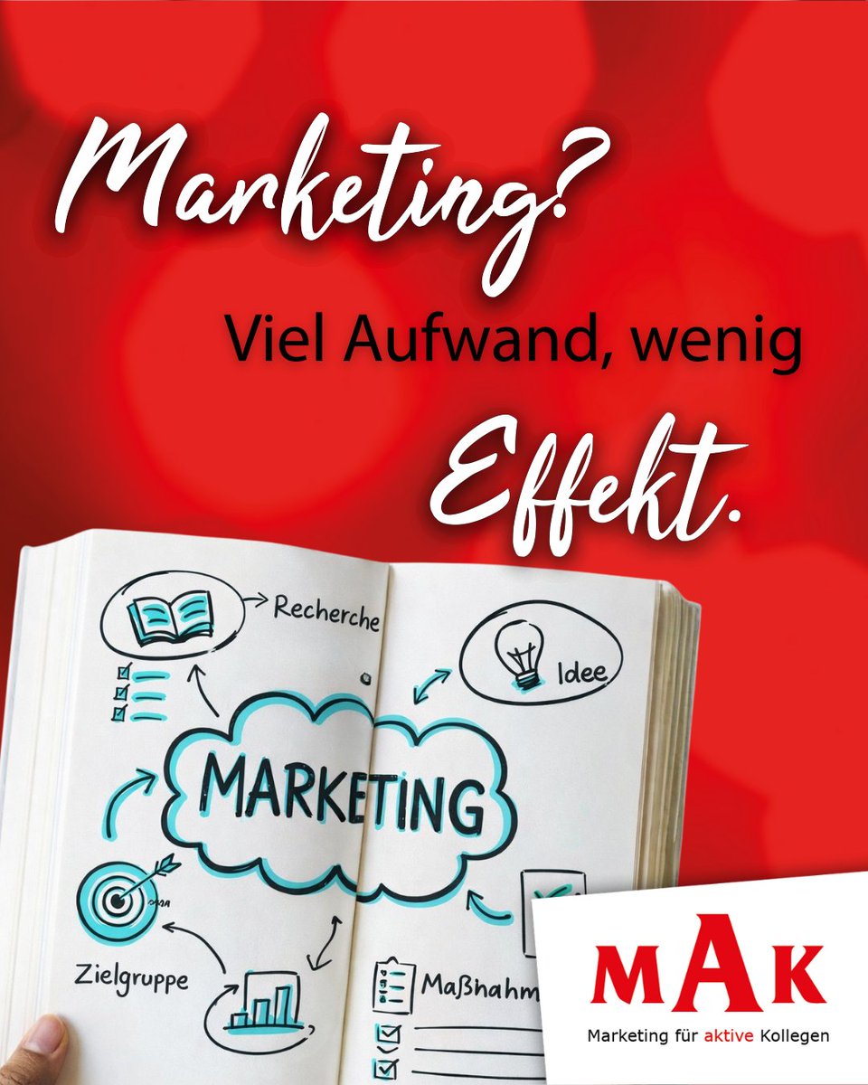 MAK_GmbH's tweet photo. Marketing kostet Zeit. Aber bringt es auch was?
Warum es oft nicht wirkt: Einzelaktionen ohne Plan, Maßnahmen ohne Verknüpfung, Keine Messung der Wirkung
Marketing heißt: sichtbar sein, wo Kunden entscheiden, Maßnahmen gezielt kombinieren, Wirkung messen, nicht hoffen
#Apotheke https://t.co/fqcYzDSuLh
