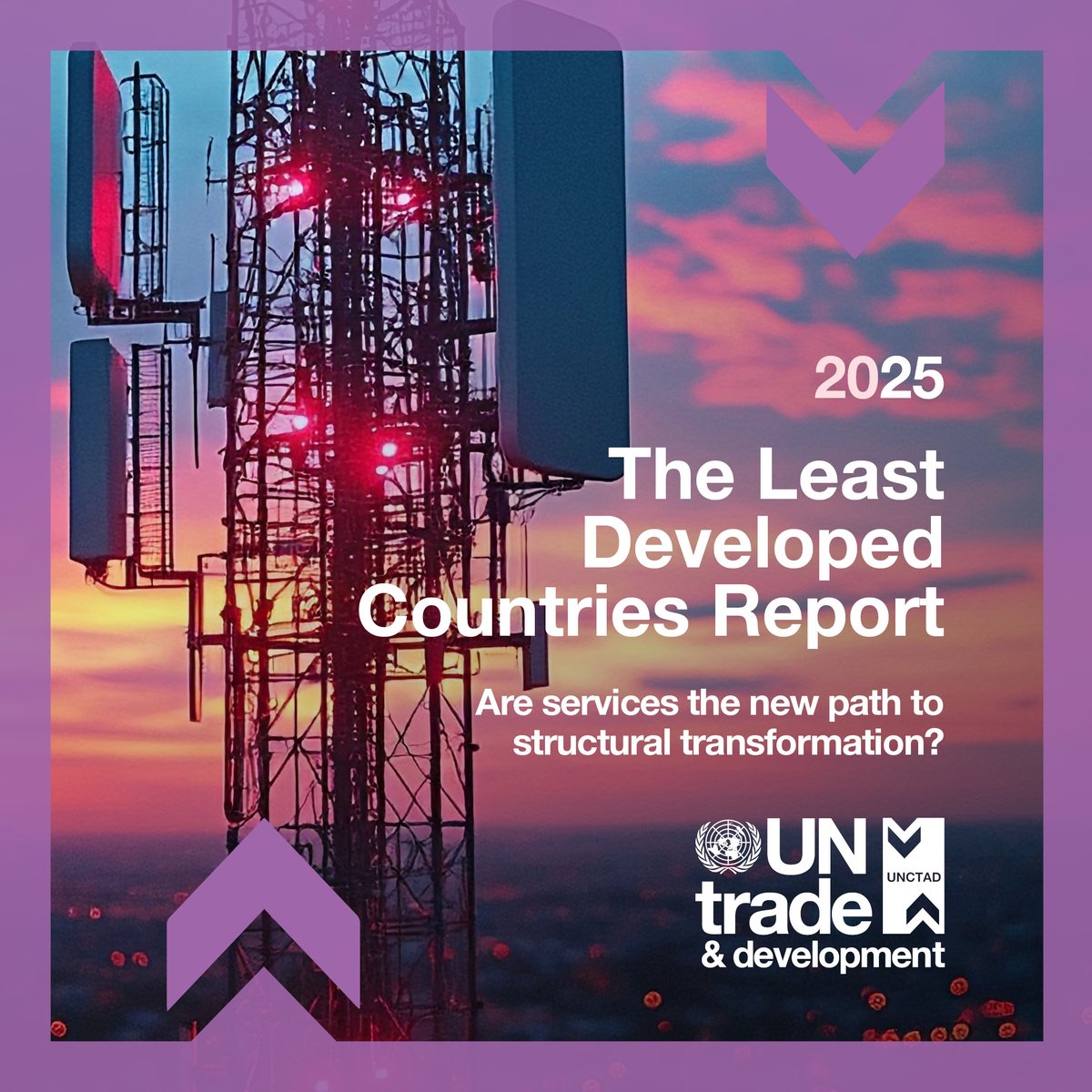 UNCTAD's tweet photo. Tourism. Transport. Finance. Telecoms.

Services now make up around half of economic output in the average least developed country.
Can they transform economies in #LDCs &amp; under what conditions?

Explore @UNCTAD’s Least Developed Countries Report 2025: https://t.co/WiSqHQkIF1 https://t.co/4x5K4OlgAg
