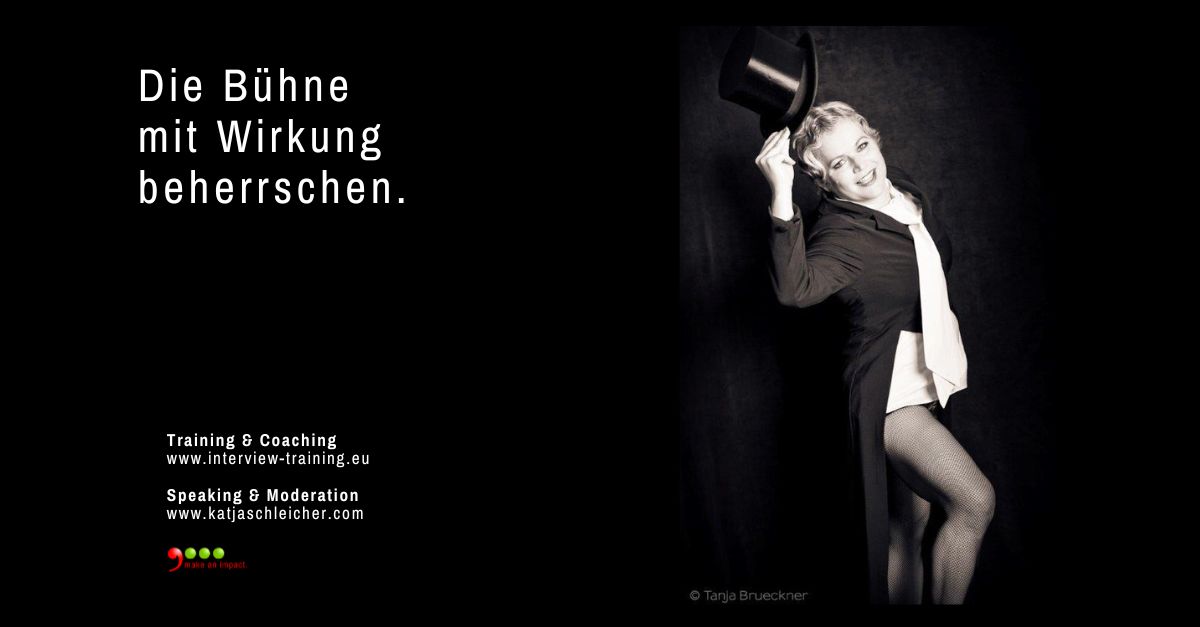 Die Bühne mit Wirkung beherrschen.

#impactfulcommunication #katjaschleicher