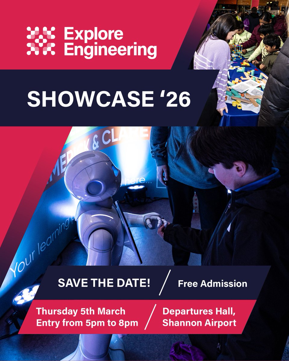 croom_medical's tweet photo. Save the date! ๐
Croom Medical will be at the #ExploreEngineering Showcase on 5th March.
#MedicalDevices #EngineeringCareers #AdditiveManufacturing #STEM #Shannon https://t.co/qvTm9gE91G