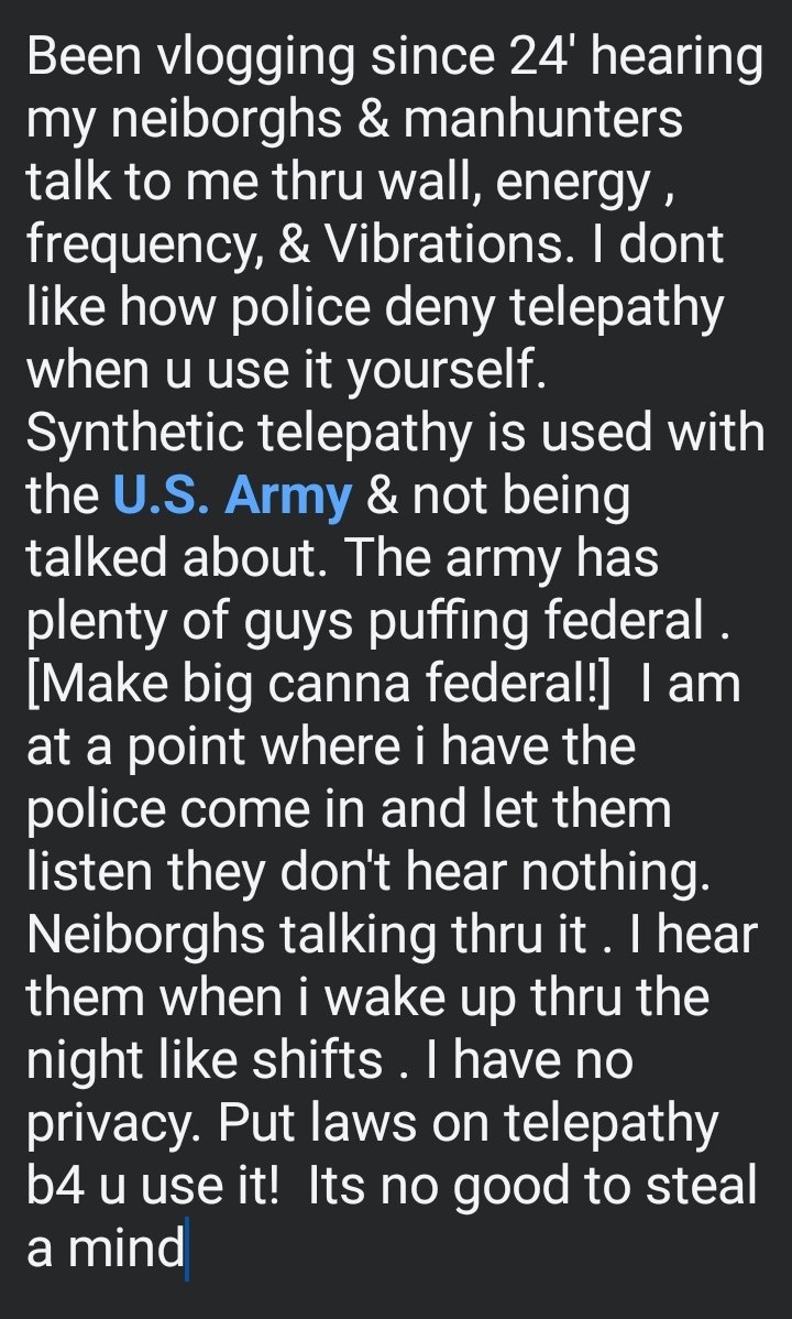 gemtwin937's tweet photo. Dont let @Starlink @elonmusk @realDonaldTrump to use syntheitc telepathy or his starlink telepathy without laws. Along with @Meta ai glasses @AIatMeta . I had a vision of you two in court for not protecting our identity people using data collected from yall and more. https://t.co/XcaK9FD4eN