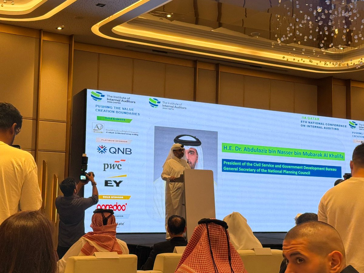GovernanceDyn's tweet photo. From value creation to embracing technology, the 8th National Conference on Internal Auditing in Doha (Feb 8–9) brought together leading voices shaping the future of the profession. Governance Dynamics was proud to attend as a firm actively contributing to and shaping this transformation across the region.

The discussions challenged traditional thinking and explored critical questions, including:

* What must the modern CAE become?
* How do we move from silos to synergy?
* How can combined assurance and technology unlock real organizational value?

#GovernanceDynamics #IIA #Qatar #Doha #InternalAudit #Governance #RiskManagement #Compliance #IIAQatar #Leadership #AuditConference