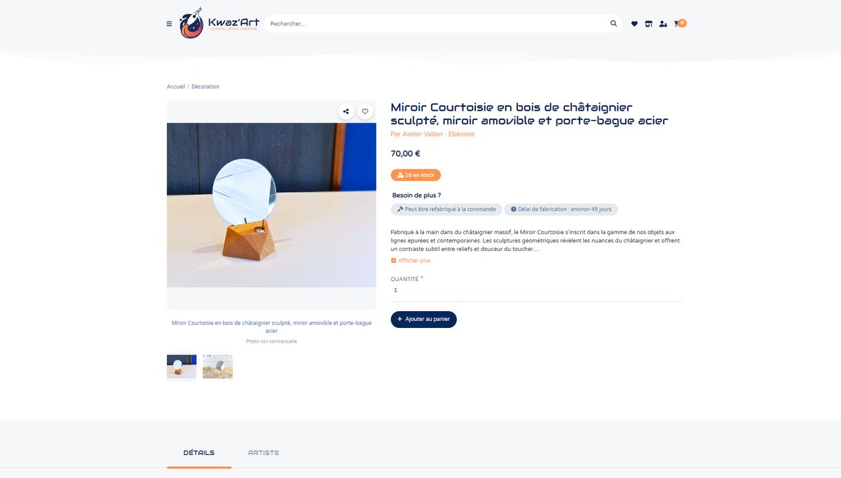 Zefyx's tweet photo. Réalisation de Kwaz'Art : la marketplace dédiée à l'artisanat français. 🇫🇷

👉https://t.co/n6B4sFgblB

#FaitMain #MadeInFrance #Artisanat #KwazArt #ArtisanatFrançais https://t.co/WKsy1LVdqQ
